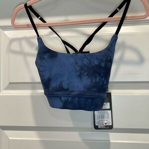 Sketchers Padded Sports Bra in Navy Blue Size Medium NWT (17)